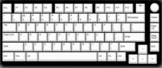 129 Raven Sakura Keycap Cherry Profile Cute Anime