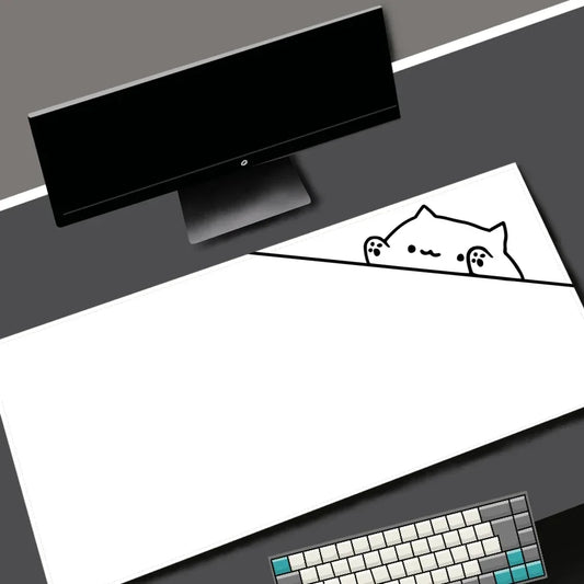 Kawaii Cat with Paws Mouse Pad Anime