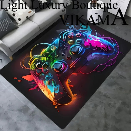 Game Handle Game Theme Lightweight Bedroom Rugs