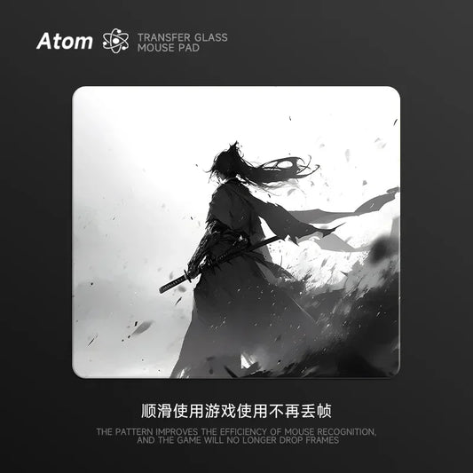 Customized PV Glass Mouse Pad Tempered Upgraded Smooth FPS Esports